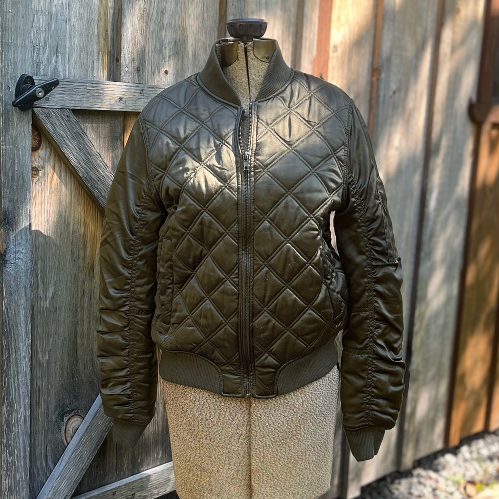 Army Green Bomber Jacket